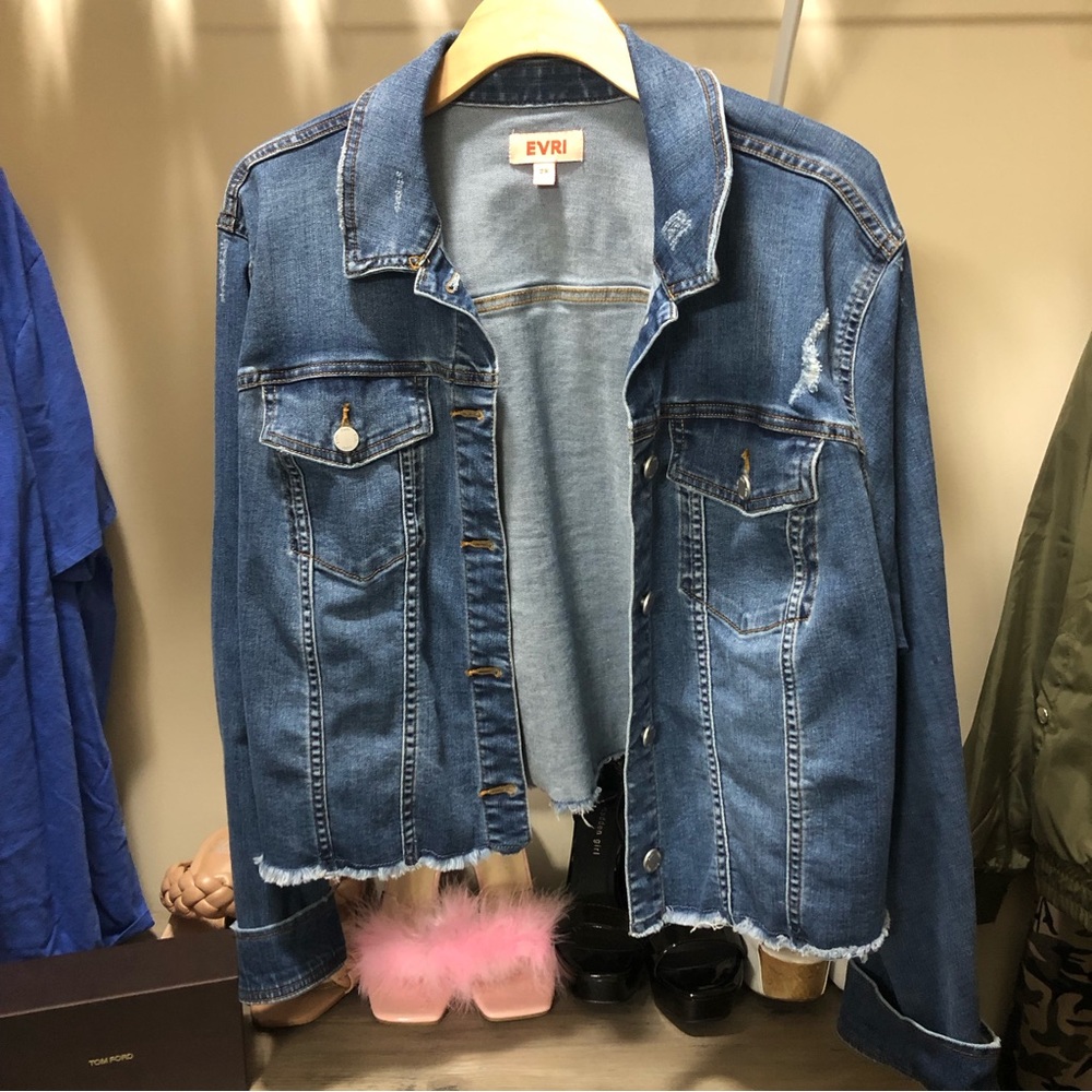 Plus Sized Denim Jacket
